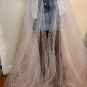 Mesh tutu skirt